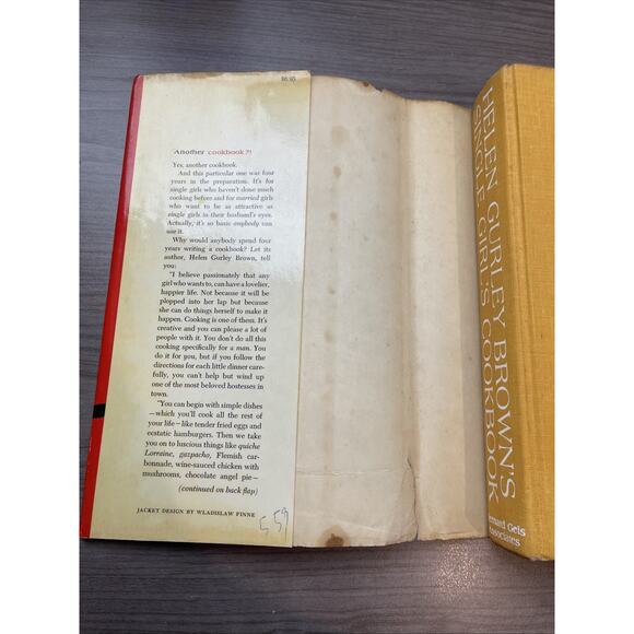 Single Girl’s Cookbook, by Helen Gurley Brown, 1969, 1st printing - Picture 9 of 16